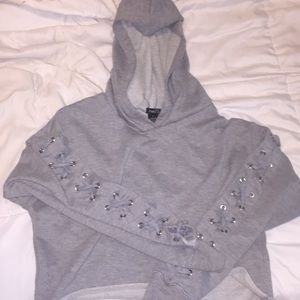 Rue21 hoodie crop top